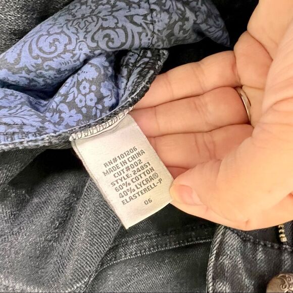 Soft Surroundings Straight Black Jeans D5 - Picture 4 of 4